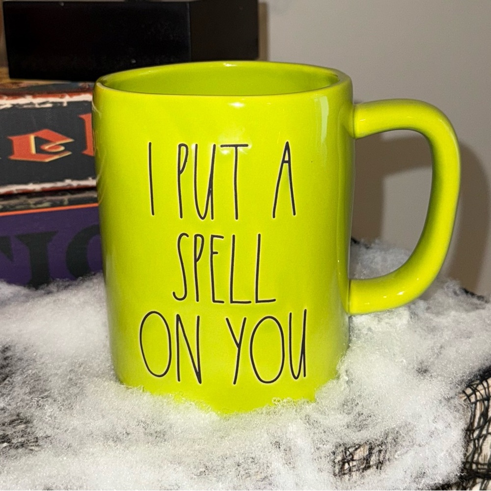 I Put A Spell On You Rae Dunn Bright Green Mug